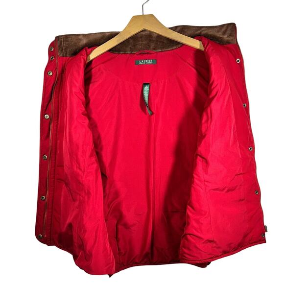 Ralph Lauren Size XL Quilted Red Women's Puff Vest Casual - Picture 9 of 10